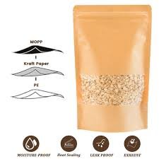 Alternative view of Kraft Window Paper Bag (100 pcs)